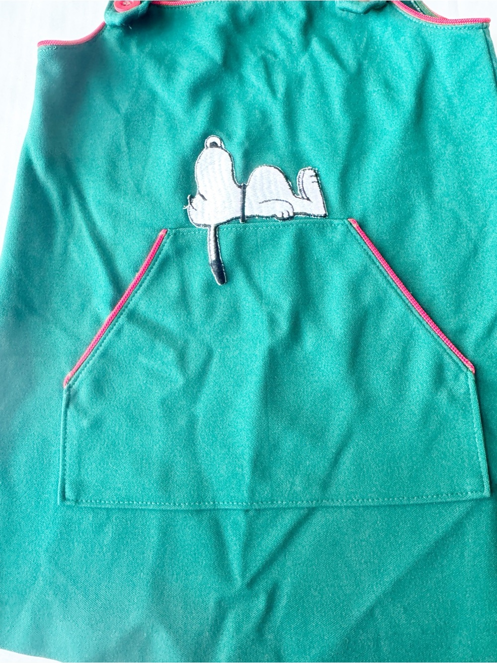 Danskin Vintage Snoopy Peanuts 1958 girls sz. 6 Green Jumper
Dress Overalls - Picture 6 of 12